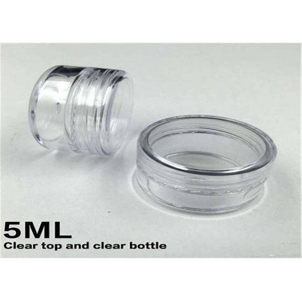 Buy cheap Smooth 5ml Acrylic Concentrate Containers , Screw Top Plastic Concentrate Containers from wholesalers