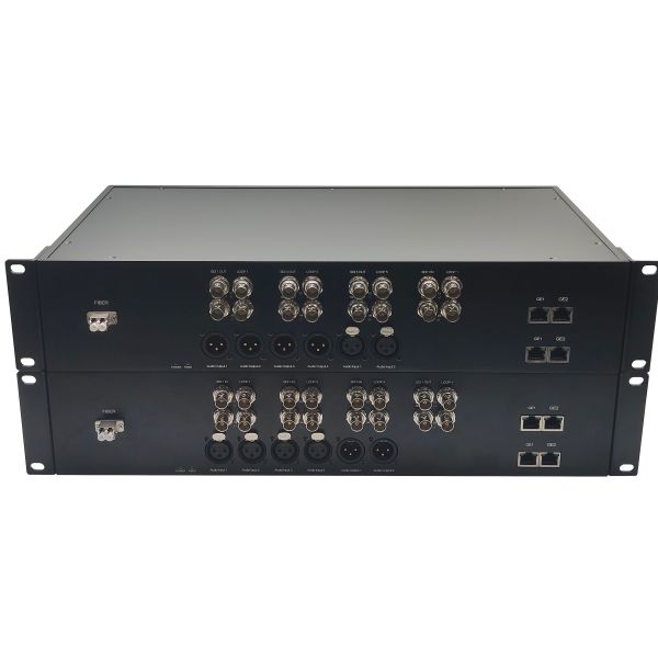 Buy cheap 12G-SDI Video/XLR Audio/Ethernet 4K Fiber Transmission Optical Converter for Blackmagic Design BMD Yellobrik from wholesalers