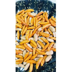 Plain Persimmon Japanese Chilli Rice Crackers Crunchy Texture