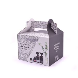 Buy cheap Recyclable Custom Size Cardboard Boxes , Milk Cardboard Box With Paper Handle from wholesalers