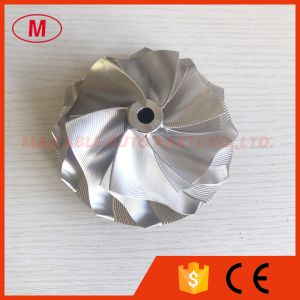 Buy cheap GT42 80.00/106.50mm 6+6 blades point milling high performance turbo milling/aluminum 2618 /billet compressor wheel from wholesalers