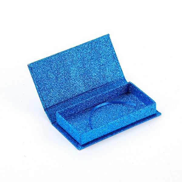 Custom Order Accepted Glitter False Eyelash Packaging Lash Box in CMYK Pantone