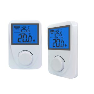 Riseem White Color Omron Relay Digital Non-programmable Room Thermostat For