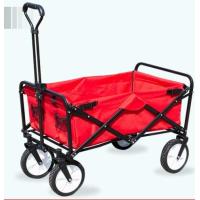 Buy cheap Customised Foldable Wagon Cart Four Wheel Iron Platform Collapsible Utility product