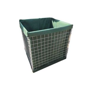 Buy cheap Galvanized Sand Wall Mil 1 1.37*1..06*10m Hesco Barrier For Military Bastion from wholesalers