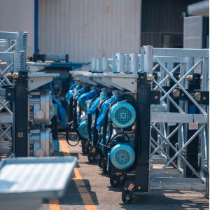 Buy cheap 2000kg Double Cage Construction Lifts SC200 from wholesalers