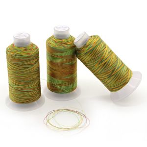 Buy cheap High Tenacity 250g Polyester Bonded Thread 150D/3 Tex45 in Multicolor for Customized from wholesalers