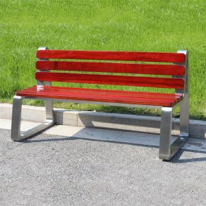 Buy cheap Galvanized Steel Modern Outdoor Bench With Back Personalized Metal Park Bench from wholesalers
