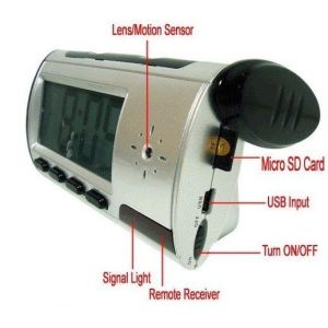 Buy cheap mini Desk Clock Camera with Motion Detection Alarm Clock DVR camera from wholesalers