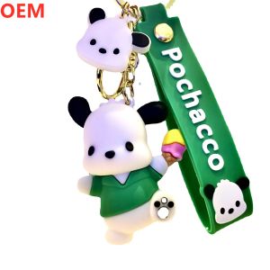 Buy cheap Custom 3d PVC Plastic Cartoon Keychains OEM Design Cute Mini Car Plastic Keychains from wholesalers