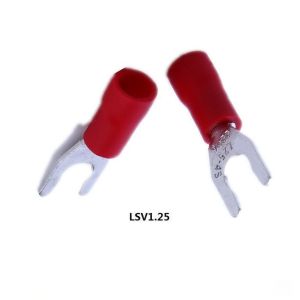 Buy cheap Customized Insulated Lock Spade Terminal LSV LSVL LSVS Copper Fork Lock Type from wholesalers