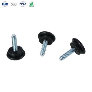 Custom Zinc Black Plated Hand Rubberized Bolts 25x25x10cm