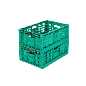 Collapsible 600x400x225mm PP Plastic Mesh Crate for Convenient Vegetable