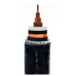 Insulated Cu XLPE SWA PVC Cable , 2 Core Armoured Cable 400mm2 Cross Section