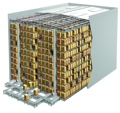 Buy cheap OEM Clad Rack Warehouse Automated Pallet Racking Cold Rolled Steel from wholesalers