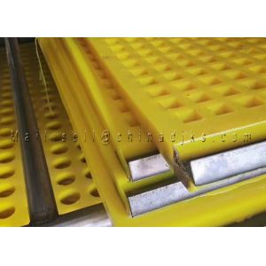 Buy cheap Mining Dewatering 610mm*610mm Polyurethane Screen Panel from wholesalers
