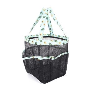Multifunctional Mesh Bag 8 Pockets Swimming Beach Bag Travel Toiletry Bag For