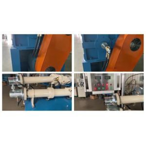 PLC Automatic Temperature Control Cold Feed Silicone Extruder / Rubber Extruder