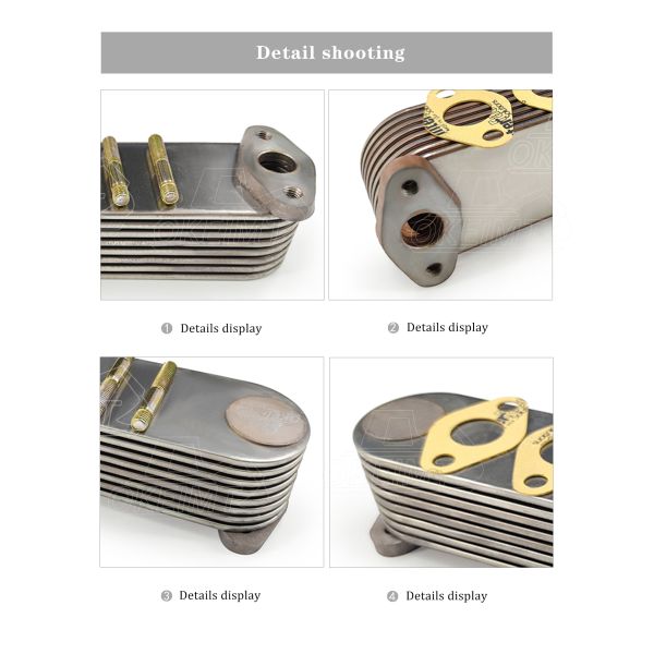 OKEIMT Factory Hot Sale H07D H07C Oil Cooler For Engine Parts For Hino Excavator