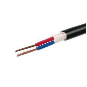 Stranded Copper Conductor Two Cores 1kV Pvc Jacket Cable / Pvc Insulated And