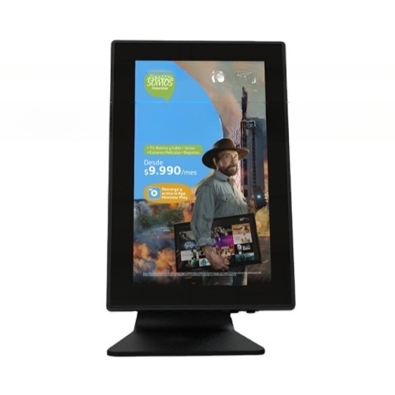 Buy cheap 14 Inch full color 4G WIFI network LED LCD Android screen advertising signage video player with standing for desktop from wholesalers