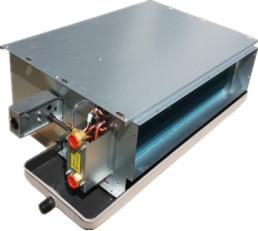 Buy cheap Meco, Ceiling concealed duct, 2-pipe system, 500CFM, air return by side, with air plenum, air box, filter and AC motor from wholesalers