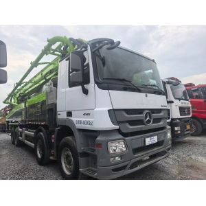 Buy cheap Used Hydraulic Concrete Pump Truck with 56 Meter Boom 180M3/H Output and 9MPa Concrete Press from wholesalers