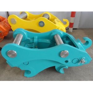 200 kg Mini Excavator Quick Coupler with Mechanical Quick Hitch in Yellow/Orange