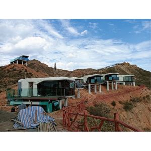 Modern Design Villa Prefabricated Space Capsule Container House with Luxury