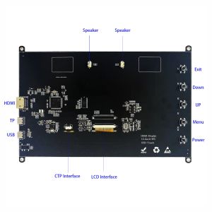 Buy cheap 10.1" 1024x600 IPS PCAP capacitive touchscreen TFT LCD Support HDMI Connector from wholesalers