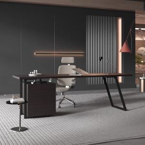 Buy cheap Large 2m Boss Manager Desk With High Back Swivel Chair Set from wholesalers