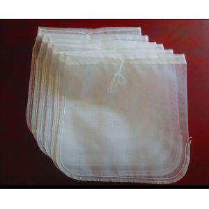 Buy cheap Reuse Nylon Drawstring Nut Milk Filter Bag for Cheese Juices Nut from wholesalers