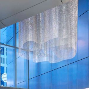 Buy cheap Corrosion Resistant Metal Ring Mesh Electroplated Surface For Architectural Design from wholesalers