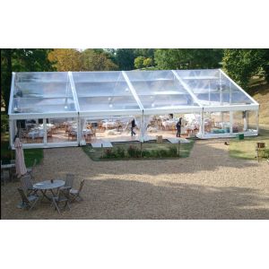 Buy cheap 500 People Big Waterproof Transparent Polygon Event Tent With Clear Span Structure from wholesalers