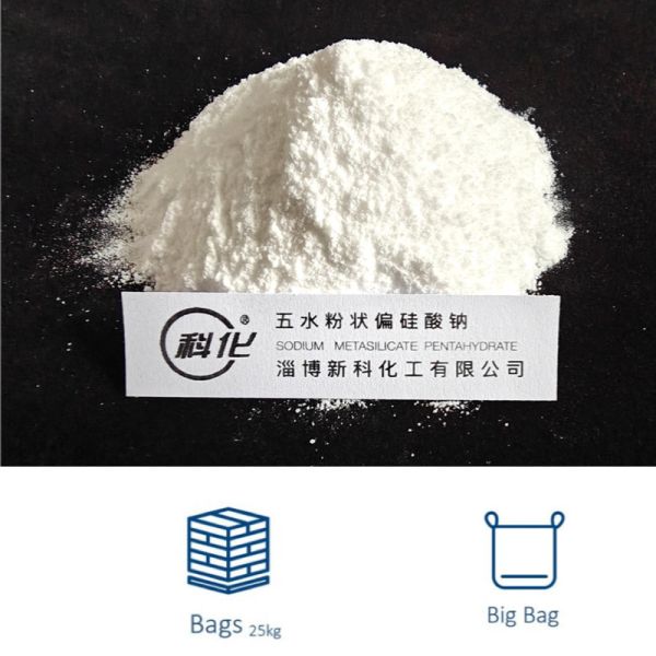 Buy cheap White Sodium Metasilicate Pentahydrate Powder Na2SiO3·5H2O Soluble In Water from wholesalers