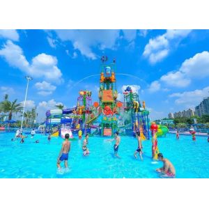 Custom Funny Security Children Water Playground Over 50 Persons Capacity