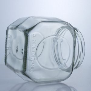 Buy cheap 600ml Glass Food Jar for Honey Chili Sauce Convenient and Stylish Aluminum Lid from wholesalers