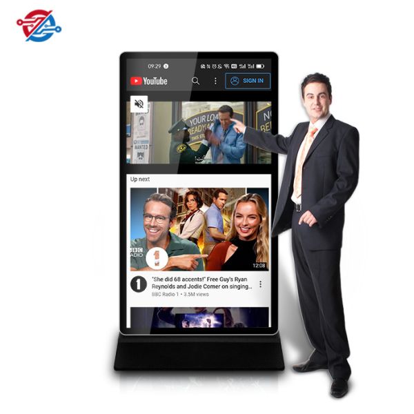 Quality FHD 4K LCD Monitor Portable Digital Signage For Shopping Mall 65 Inch for sale