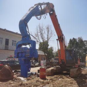 Buy cheap PV Pile Clamp Excavator Mounted Vibro Hammer For Solar / Wind Construction Project from wholesalers