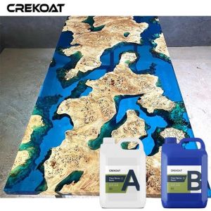 China Clear Glassy Deep Pour Epoxy Resin Resists Scratching And Yellowing on sale