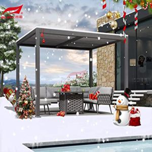 Buy cheap Adjustable Hardtop Outdoor Louvered Pergola Rot Proof SGS from wholesalers