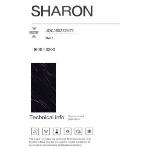 Buy cheap Black Gold Porcelain Slab Tile SHARON Waterproof For Wall Paving from wholesalers
