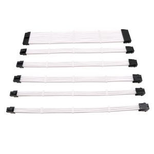 Sleeved Extension Cable EPS 8pin PCI-E 6pin PCI-E Male to Female Power Supply