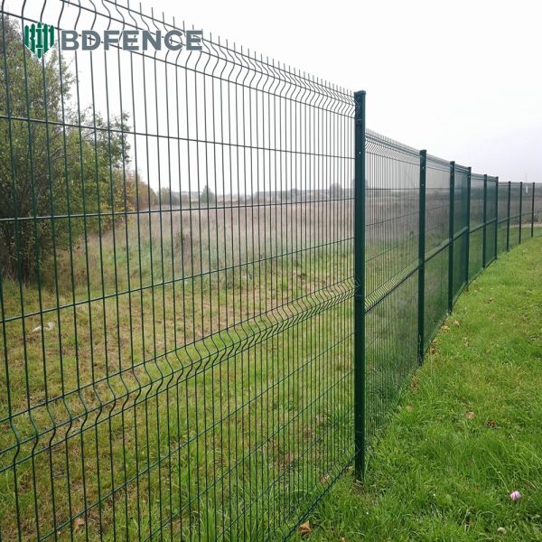 High Security Wire Mesh Fence 3D V Bending Curved Garden Farm Fence for