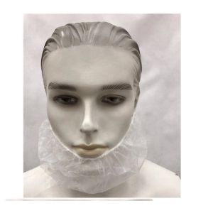 Buy cheap Double Elastic 40GSM Disposable Beard Nets from wholesalers