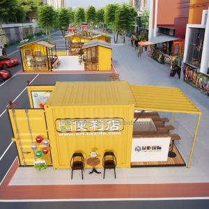 Buy cheap Customized Color Easily Installation Prefab Houses 10 ft Flat Pack Living Containers for Dining within Modular Homes from wholesalers