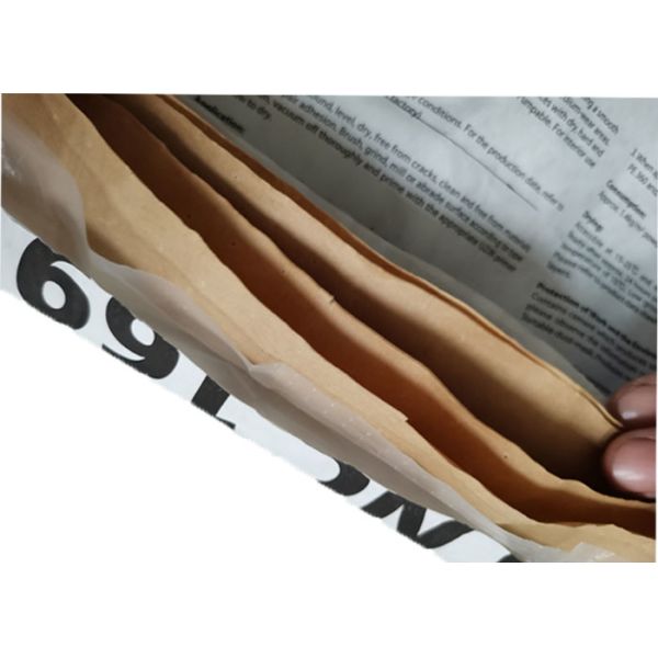 Spout Top Multiwall Kraft Paper Bag 2 Layers PE Film Coated Inside Moisture Proof