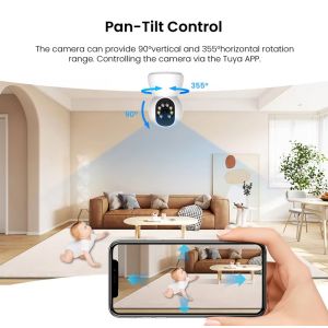 Indoor Wifi PTZ Home Network Camera Wireless Mini Smart 4mp AI Human Motion
