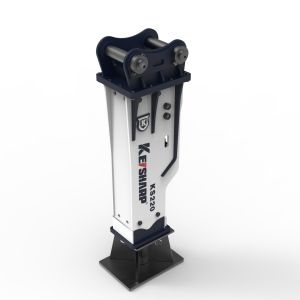 Buy cheap Box Type Hydraulic Breaker for Heavy Duty Construction with Wear Resistant Alloy and 155Mm Chisel for Superior Performance from wholesalers