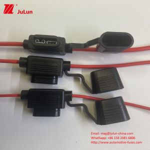 Buy cheap 32VDC Car Blade Fuses Securely Mount And Protect With Plastic In Line F Holder Panel Display from wholesalers